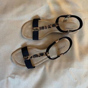 Alfani NWOT animal print wedge sandals